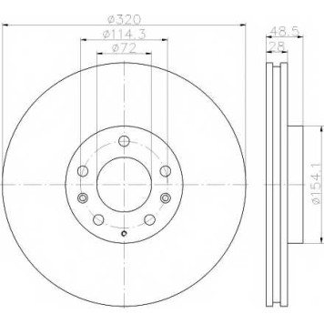 Тормозной диск TEXTAR 98200 2034 0 1 / 92203403