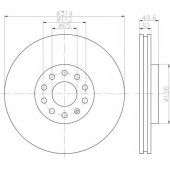 Тормозной диск TEXTAR 98200 2324 / 92232403