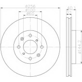 Тормозной диск TEXTAR 98200 2328 / 92232803