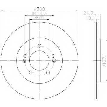 Тормозной диск TEXTAR 98200 2392 0 1 / 92239203
