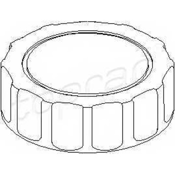 Поворотная ручка, регулировка спинки сидения TOPRAN 103 558
