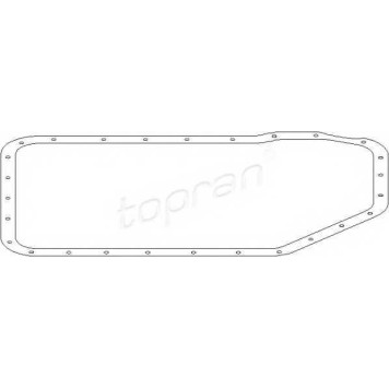 Прокладка, масляный поддон автоматической коробки передач TOPRAN 108 757