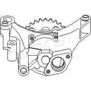 Масляный насос TOPRAN 109 790