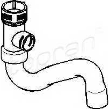 Шланг радиатора TOPRAN 110 664