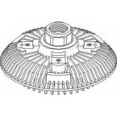 Сцепление вентилятора радиатора TOPRAN 302 006