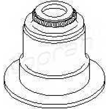 Уплотнительное кольцо стерженя клапана TOPRAN 302 180