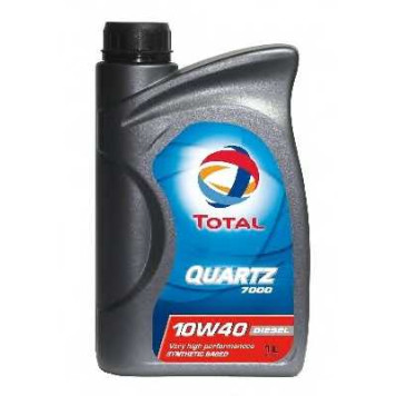 Масло моторное полусинтетическое 1л 10w40 CF Total QUARTZ 7000 Diesel 166247