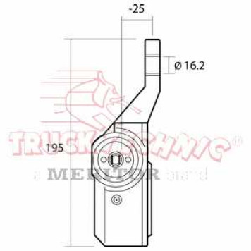 Регулируемый вал, регулятор TRUCKTECHNIC TT70.02.661-1