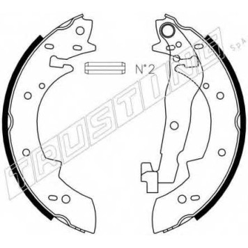 Комплект тормозных колодок для BMW 3(E30) / RENAULT SAFRANE(B54#) <b>TRUSTING 019.024</b>