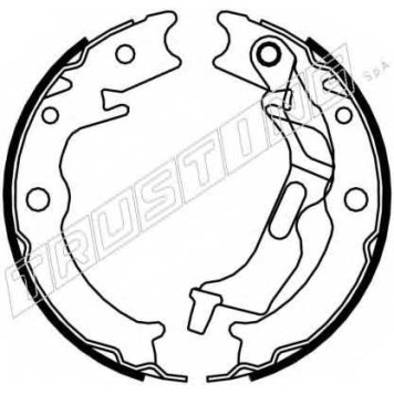 Комплект колодок стояночной тормозной системы TRUSTING 027.007