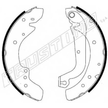 Комплект тормозных колодок для FIAT DUCATO(280) / OPEL ARENA(TB, TF, THB), MOVANO(F9, J9) / RENAULT MASTER(P##, T##), TRAFIC(P6, PXX, T1, T3, T4, TXW, TXX) <b>TRUSTING 034.095</b>