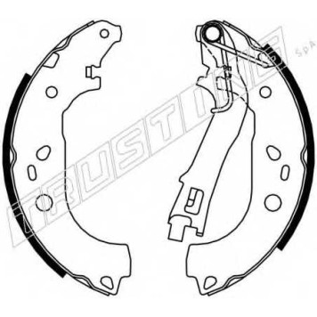 Комплект тормозных колодок для CITROEN NEMO(AA#) / FIAT FIORINO(225), QUBO(225) / PEUGEOT BIPPER(AA#) <b>TRUSTING 034.122</b>