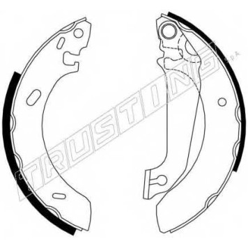 Комплект тормозных колодок для FORD ESCORT(AAL, ABL, AFL, ALL, ANL, AVL, GAL), ORION(GAL) <b>TRUSTING 040.133</b>