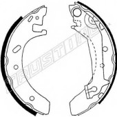 Комплект тормозных колодок для FORD ESCORT(AAL, ABL, AFL, ALL, ANL, GAL), MONDEO(BAP, BFP, BNP, GBP) <b>TRUSTING 040.137</b>