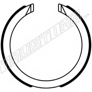 Комплект колодок стояночной тормозной системы TRUSTING 040.163