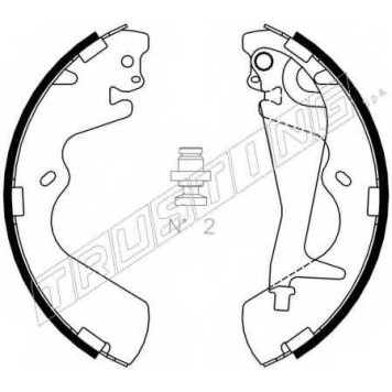 Комплект тормозных колодок для HYUNDAI H-1 <b>TRUSTING 046.208</b>