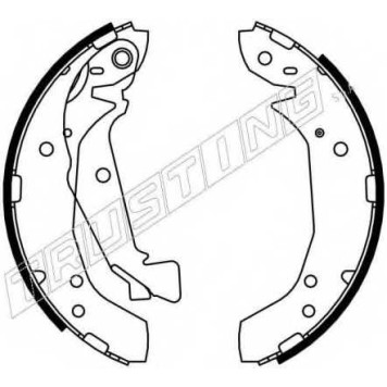 Комплект тормозных колодок для HYUNDAI SONATA(EF) / KIA MAGENTIS(GD) <b>TRUSTING 046.211</b>