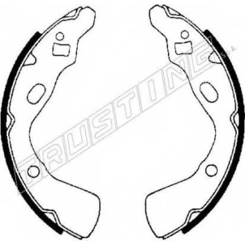 Комплект тормозных колодок для KIA PRIDE(DA) / MAZDA 121(DA) <b>TRUSTING 049.140</b>