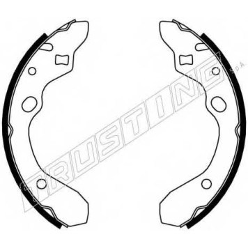 Комплект тормозных колодок для MAZDA 323 P(BA), 323(BG), FAMILIA(BA,BG), MX-3(EC) <b>TRUSTING 049.144</b>