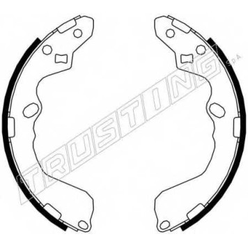 Комплект тормозных колодок для KIA CARENS(FJ), CLARUS(GC,K9A) <b>TRUSTING 049.146</b>