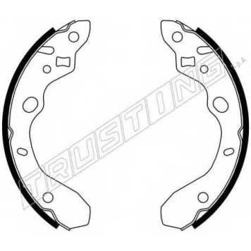 Комплект тормозных колодок для MAZDA 323 F(BJ), FAMILIA(BJ) <b>TRUSTING 049.148</b>