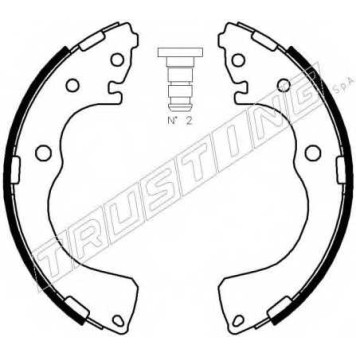 Комплект тормозных колодок для MAZDA MPV(LW) <b>TRUSTING 049.152</b>