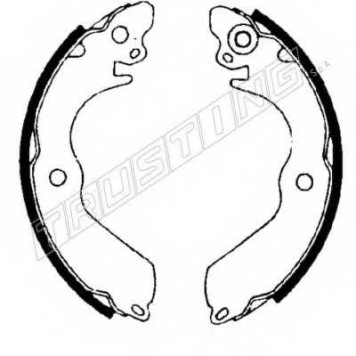 Комплект тормозных колодок для MITSUBISHI COLT(C5#A,CA#A,CJ#,CP#), LANCER(C6#A,C7#A,CB/D#A) <b>TRUSTING 064.168</b>