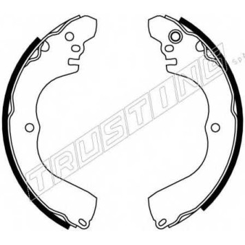 Комплект тормозных колодок для MITSUBISHI GRANDIS(NA#W), OUTLANDER(CU#W,CW#W), PAJERO PININ(H6#W,H7#W), SPACE RUNNER(N6#W), SPACE(N3#W,N4#W,N8#W,N9#W) <b>TRUSTING 064.172</b>