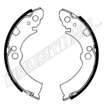 Комплект тормозных колодок для NISSAN CHERRY(N12), LAUREL(HLC230), SILVIA(S110), SUNNY(B11,B12,N13) <b>TRUSTING 067.162</b>
