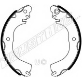 Комплект тормозных колодок для CITROEN C-ZERO / MITSUBISHI i(HA#) / NISSAN TIIDA(C11X) <b>TRUSTING 067.204</b>