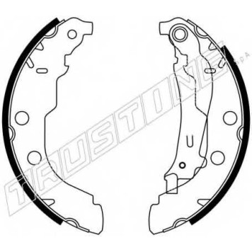 Комплект тормозных колодок для PEUGEOT 406(8B,8E/F) <b>TRUSTING 079.189</b>