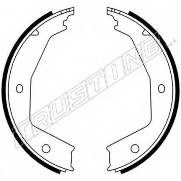 Комплект колодок стояночной тормозной системы TRUSTING 079.194