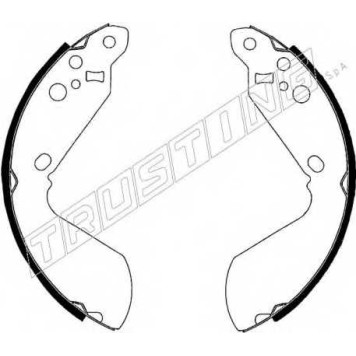 Комплект тормозных колодок для SUZUKI VITARA(ET,TA) <b>TRUSTING 111.240</b>