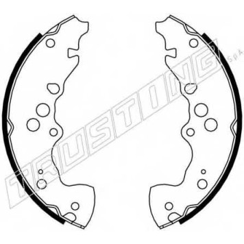 Комплект тормозных колодок для SUZUKI GRAND VITARA(FT) <b>TRUSTING 111.249</b>