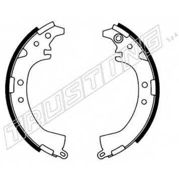 Комплект тормозных колодок для TOYOTA CAMRY(#CV1#,#V1#,#V10,#XV1#), RAV 4(SXA1#) <b>TRUSTING 115.299</b>