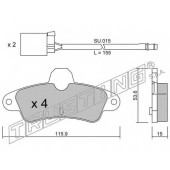 Колодки тормозные дисковые для FORD COUGAR(EC#), MONDEO(BAP,BFP,BNP,GBP) <b>TRUSTING 145.0W / 21586</b>