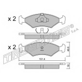 Колодки тормозные дисковые для FORD ESCORT 81 Express, ESCORT, FIESTA, ORION, SIERRA <b>TRUSTING 031.0 / 20640</b>