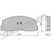 Колодки тормозные дисковые для MITSUBISHI COLT, CORDIA, GALANT, LANCER, SPACE, TREDIA <b>TRUSTING 116.0 / 20955</b>
