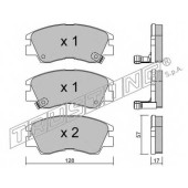 Колодки тормозные дисковые для MITSUBISHI L 200(K0#T, K1#T, K2#T, K3#T), L 300(L03#P, P#2V, P0#V, P0#W, P1#T, P1#V, P1#W, P2#W), PAJERO(L04#G, L14#G) <b>TRUSTING 117.0 / 21373</b>