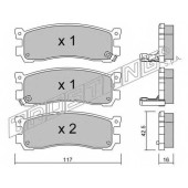 Колодки тормозные дисковые для MAZDA MPV(LV) <b>TRUSTING 494.0 / 21569</b>