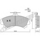 Колодки тормозные дисковые для MITSUBISHI COLT CZC(RG), COLT PLUS(Z2#W), COLT(Z2#A,Z3#A) <b>TRUSTING 225.1 / 21796</b>