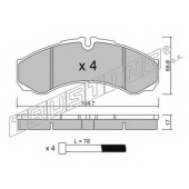 Колодки тормозные дисковые <b>TRUSTING 221.3 / 29121</b>