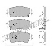 Колодки тормозные дисковые для OPEL ARENA(THB) / TOYOTA COROLLA(##E11#,#E11#) <b>TRUSTING 766.0 / 23088</b>