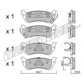 Колодки тормозные дисковые для MERCEDES M(W163) <b>TRUSTING 586.0 / 23189</b>