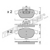 Колодки тормозные дисковые для RENAULT GRAND(JM0/1#), SCENIC(JM0/1#) <b>TRUSTING 345.2 / 23245</b>