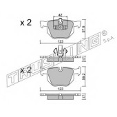Колодки тормозные дисковые для BMW 3(E90,E91,E92,E93), X1(E84) <b>TRUSTING 659.0 / 23550</b>