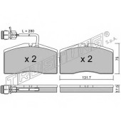 Колодки тормозные дисковые для AUDI A8(4D2,4D8) <b>TRUSTING 907.1 / 23773</b>