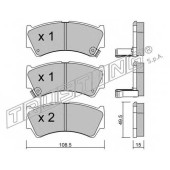 Колодки тормозные дисковые для SUZUKI BALENO(EG) <b>TRUSTING 452.0 / 23795</b>