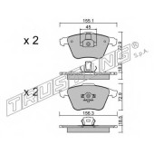 Колодки тормозные дисковые для FORD FOCUS(DA#) / MAZDA 3(BL) / OPEL SIGNUM, VECTRA / VOLVO C70, S40(MS), V40, V50(MW) <b>TRUSTING 565.3 / 23801</b>