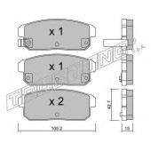 Колодки тормозные дисковые для MAZDA RX 8(SE17) / SUZUKI IGNIS <b>TRUSTING 749.0 / 24039</b>
